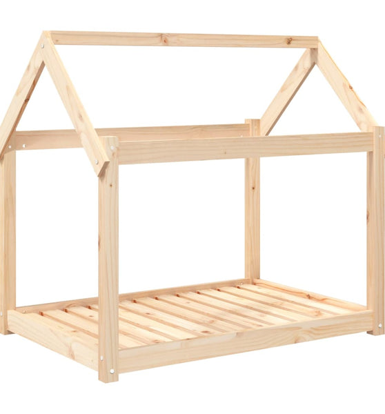 Hundebett 101x70x90 cm Massivholz Kiefer