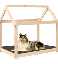Hundebett 101x70x90 cm Massivholz Kiefer