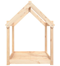 Hundebett 101x70x90 cm Massivholz Kiefer