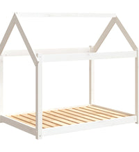 Hundebett Weiß 111x80x100 cm Massivholz Kiefer