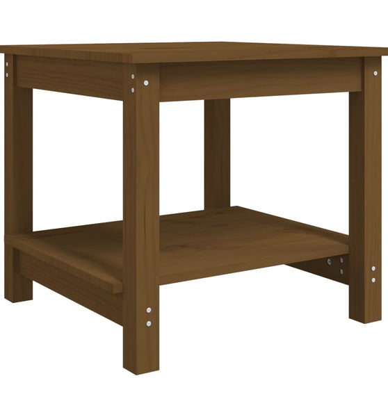 Couchtisch Honigbraun 50x50x45 cm Massivholz Kiefer