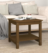 Couchtisch Honigbraun 50x50x45 cm Massivholz Kiefer