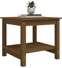 Couchtisch Honigbraun 50x50x45 cm Massivholz Kiefer