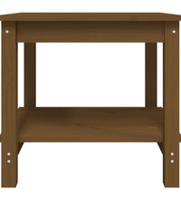 Couchtisch Honigbraun 50x50x45 cm Massivholz Kiefer