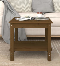 Couchtisch Honigbraun 50x50x45 cm Massivholz Kiefer
