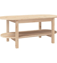 Couchtisch 110x55x45 cm Massivholz Kiefer