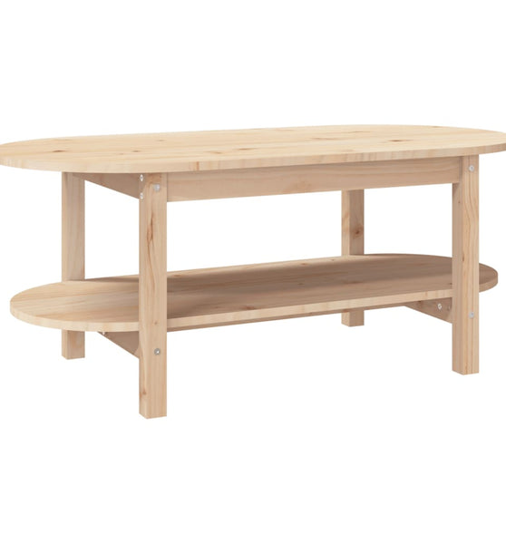 Couchtisch 110x55x45 cm Massivholz Kiefer
