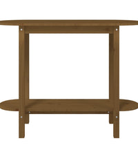 Konsolentisch Honigbraun 110x40x80 cm Massivholz Kiefer