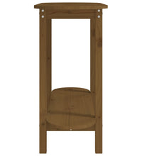 Konsolentisch Honigbraun 110x40x80 cm Massivholz Kiefer