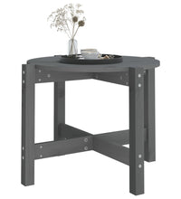 Couchtisch Grau Ø 62,5x45 cm Massivholz Kiefer