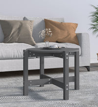 Couchtisch Grau Ø 62,5x45 cm Massivholz Kiefer