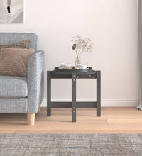 Couchtisch Grau Ø 52,5x45 cm Massivholz Kiefer