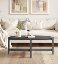 Couchtisch Grau 118x63x45 cm Massivholz Kiefer