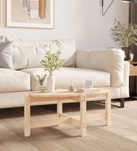 Couchtisch 87x48x35 cm Massivholz Kiefer