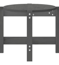 Couchtisch Grau 87x48x35 cm Massivholz Kiefer
