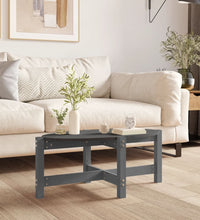 Couchtisch Grau 87x48x35 cm Massivholz Kiefer
