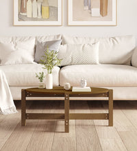 Couchtisch Honigbraun 87x48x35 cm Massivholz Kiefer