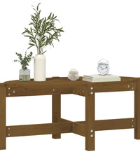 Couchtisch Honigbraun 87x48x35 cm Massivholz Kiefer