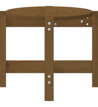 Couchtisch Honigbraun 87x48x35 cm Massivholz Kiefer