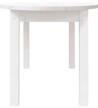 Couchtisch Weiß 110x55x45 cm Massivholz Kiefer