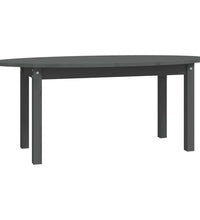 Couchtisch Grau 110x55x45 cm Massivholz Kiefer
