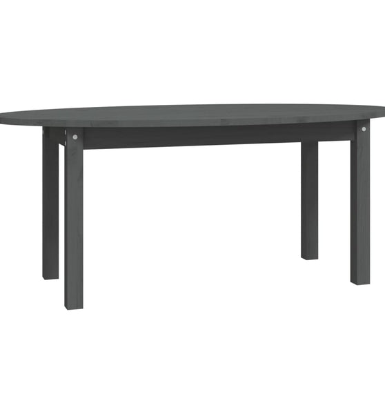 Couchtisch Grau 110x55x45 cm Massivholz Kiefer