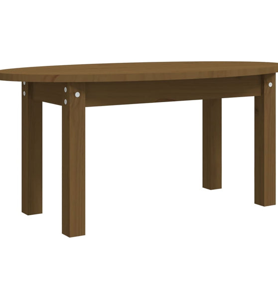 Couchtisch Honigbraun 80x40x35 cm Massivholz Kiefer
