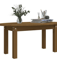 Couchtisch Honigbraun 80x40x35 cm Massivholz Kiefer