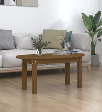Couchtisch Honigbraun 80x40x35 cm Massivholz Kiefer