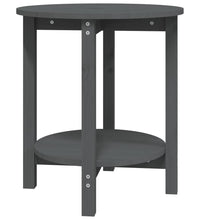Couchtisch Grau Ø 55x60 cm Massivholz Kiefer