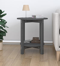 Couchtisch Grau Ø 55x60 cm Massivholz Kiefer
