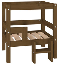 Hundebett Honigbraun 55,5x53,5x60 cm Massivholz Kiefer