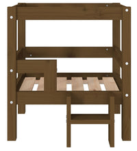 Hundebett Honigbraun 55,5x53,5x60 cm Massivholz Kiefer