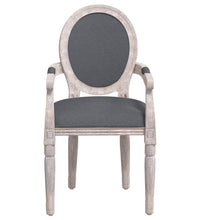 Esszimmerstuhl Dunkelgrau 54x56x96,5 cm Stoff