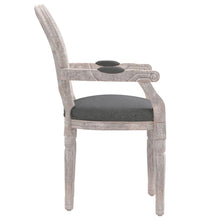 Esszimmerstuhl Dunkelgrau 54x56x96,5 cm Stoff