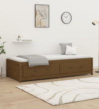 Tagesbett Honigbraun 80x200 cm Massivholz Kiefer