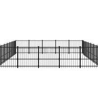 Outdoor-Hundezwinger Stahl 32,93 m²