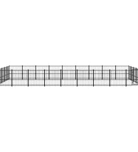 Outdoor-Hundezwinger Stahl 42,34 m²
