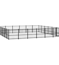 Outdoor-Hundezwinger Stahl 33,87 m²