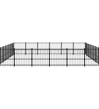 Outdoor-Hundezwinger Stahl 39,52 m²