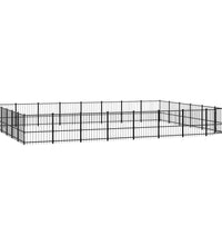 Outdoor-Hundezwinger Stahl 45,16 m²