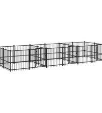 Outdoor-Hundezwinger Stahl 11,26 m²