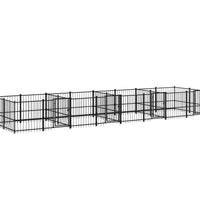 Outdoor-Hundezwinger Stahl 15,02 m²