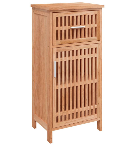 Badschrank 42x29x82 cm Massivholz Nussbaum
