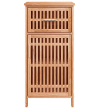 Badschrank 42x29x82 cm Massivholz Nussbaum