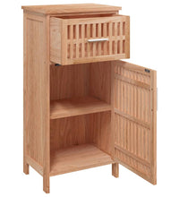 Badschrank 42x29x82 cm Massivholz Nussbaum