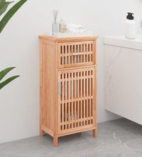 Badschrank 42x29x82 cm Massivholz Nussbaum