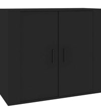 Sideboard Schwarz 80x33x70 cm Holzwerkstoff