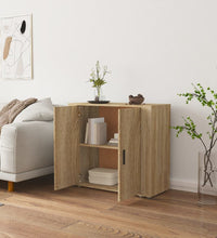 Sideboard Sonoma-Eiche 80x33x70 cm Holzwerkstoff