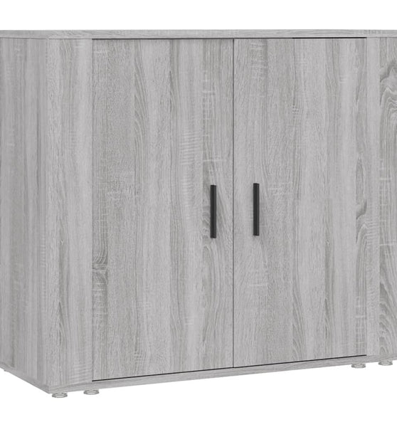 Sideboard Grau Sonoma 80x33x70 cm Holzwerkstoff